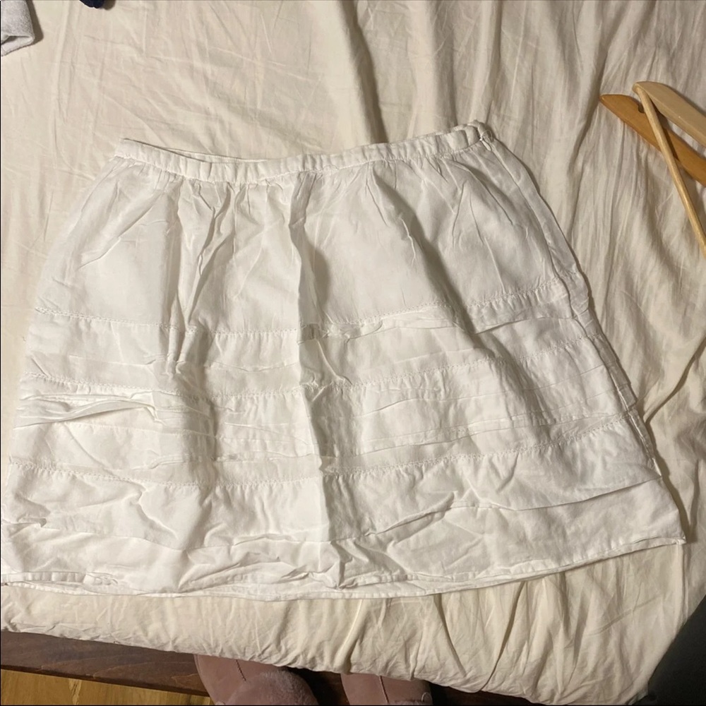 Cute Simple White Skirt